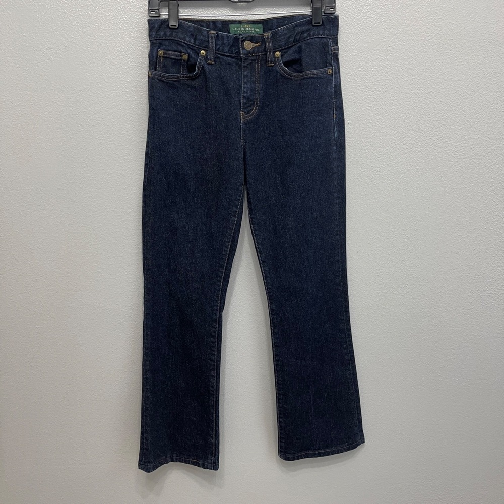 Ralph Lauren Jeans Co. LRL Denim Jeans Pants 2 Blue Boot‎ Cut